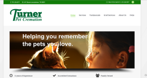 Turner Pet Cremation Website