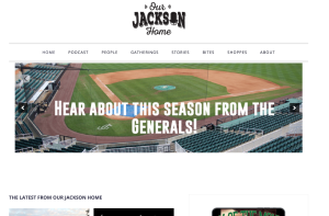 OurJacksonHome.com is the largest site I ran with over 10,000 page views per month! 