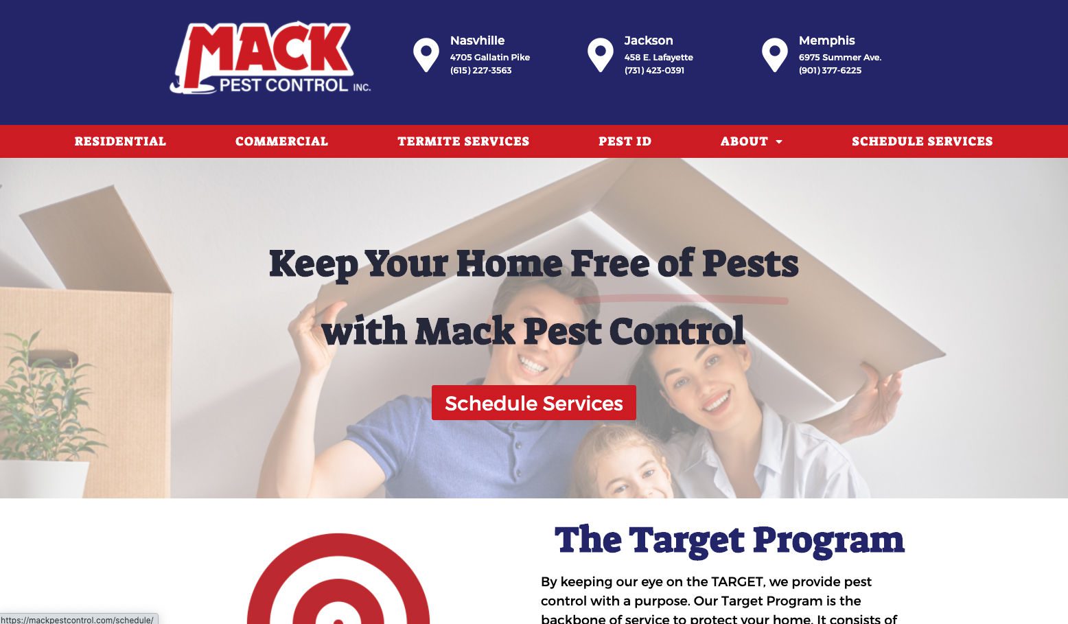 Mack Pest Control Site