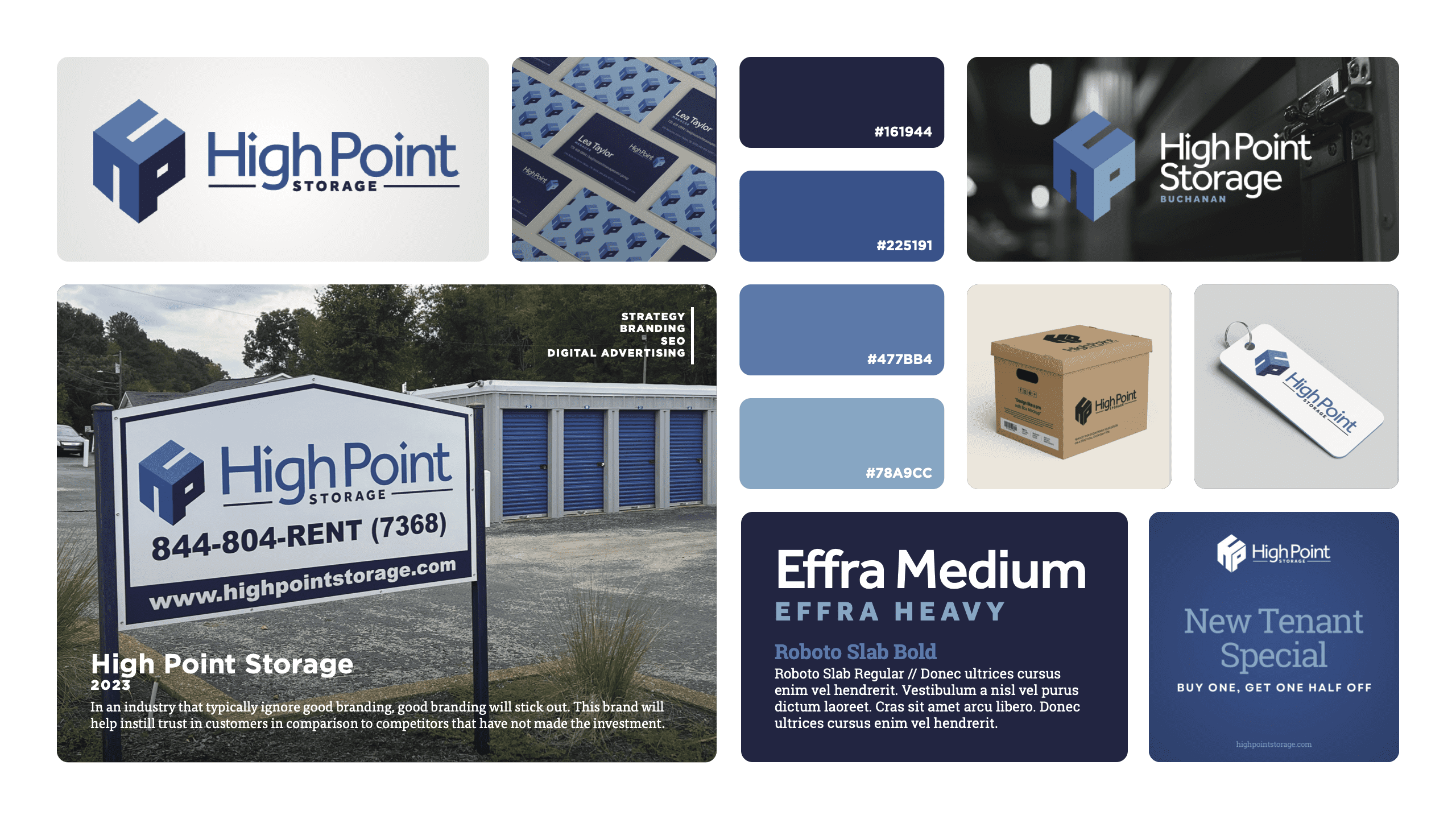 High Point Storage Branding